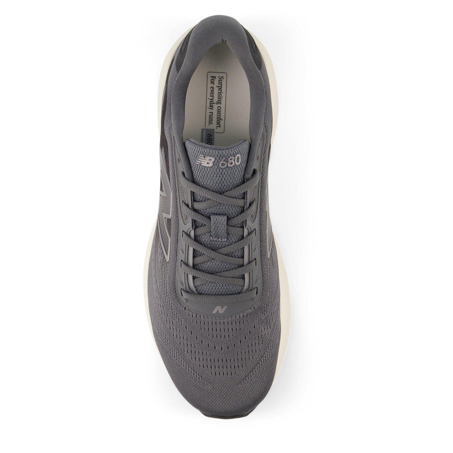 New Balance Fresh Foam 680 v8 Mens Running Shoes Grey/White