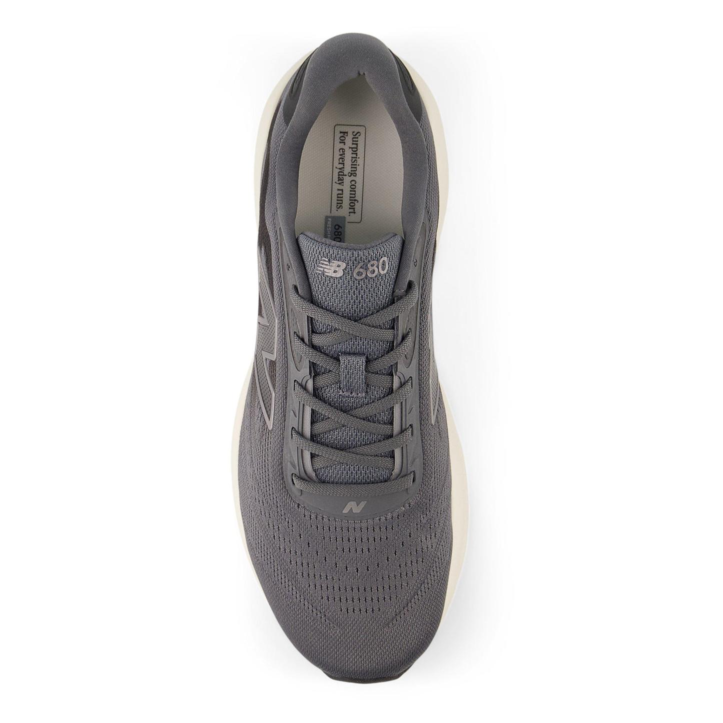 New Balance Fresh Foam 680 v8 Mens Running Shoes Grey/White