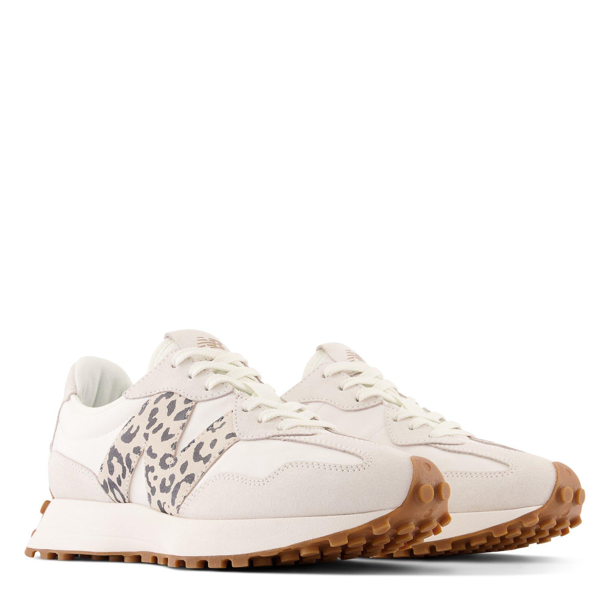New Balance NB 327 Womens Beige Leopard