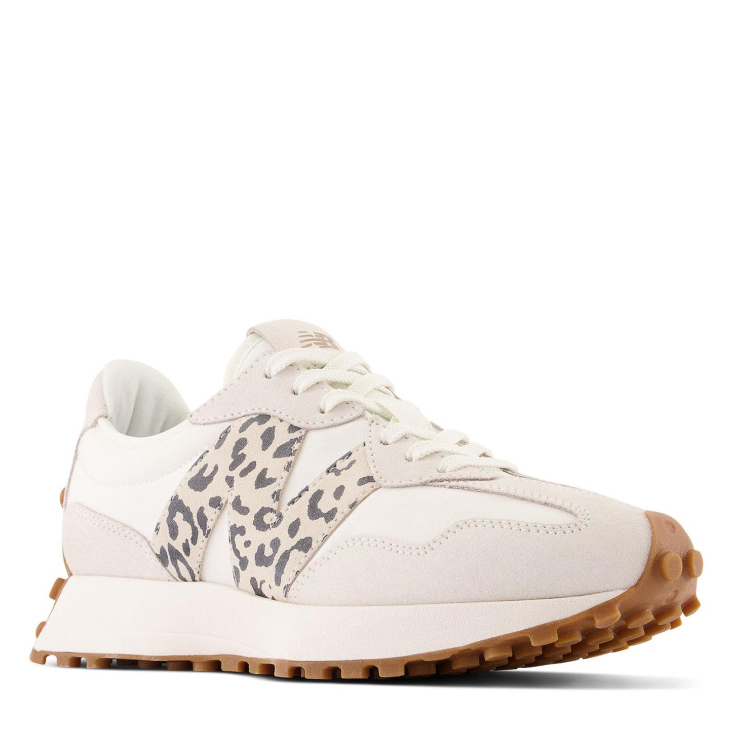 New Balance NB 327 Womens Beige Leopard