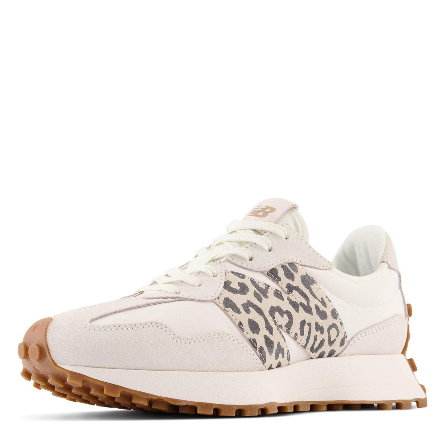 New Balance NB 327 Womens Beige Leopard