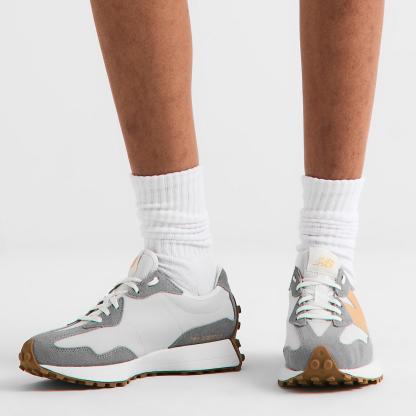 New Balance NB 327 Womens White/Gold