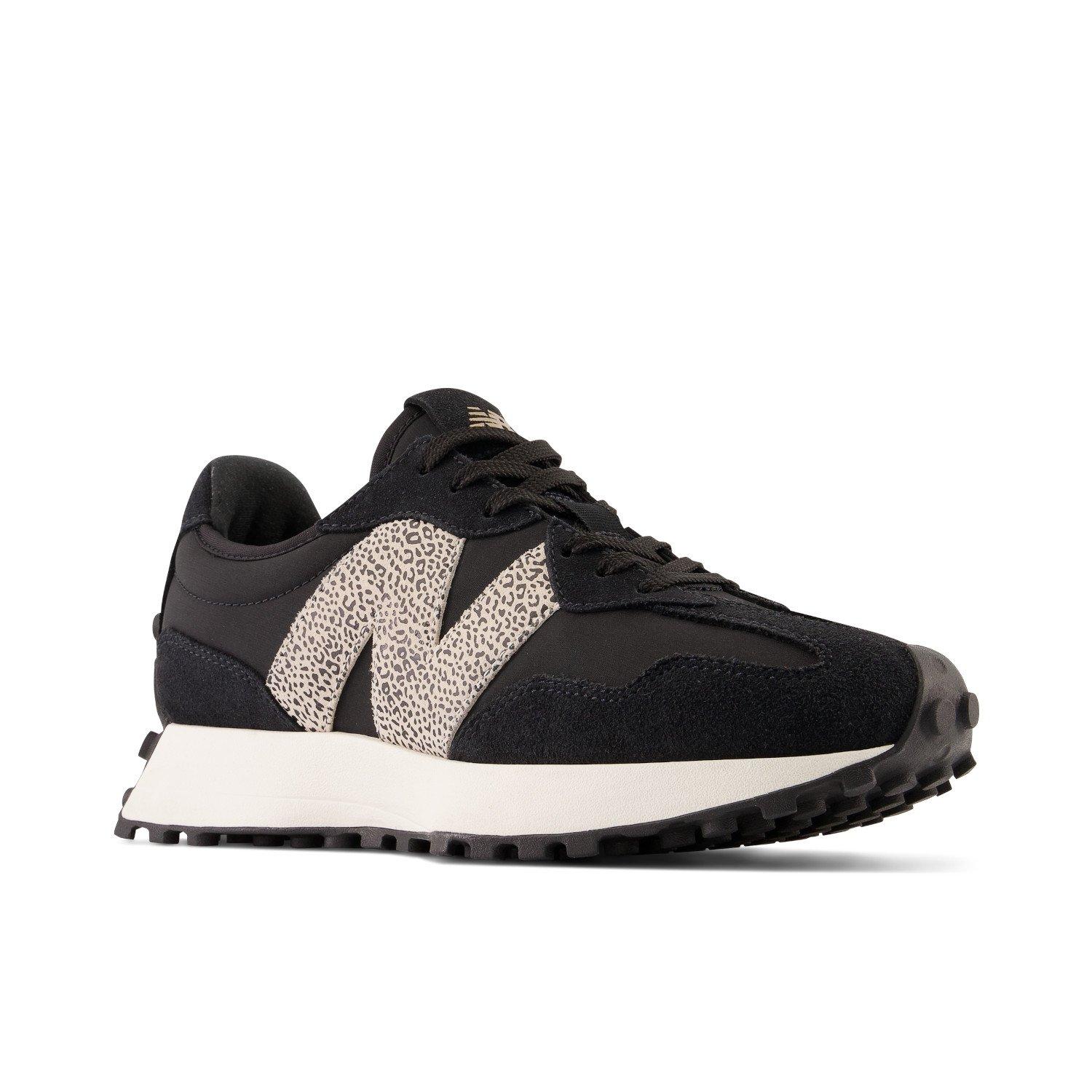 New Balance NB 327 Womens Black Leopard