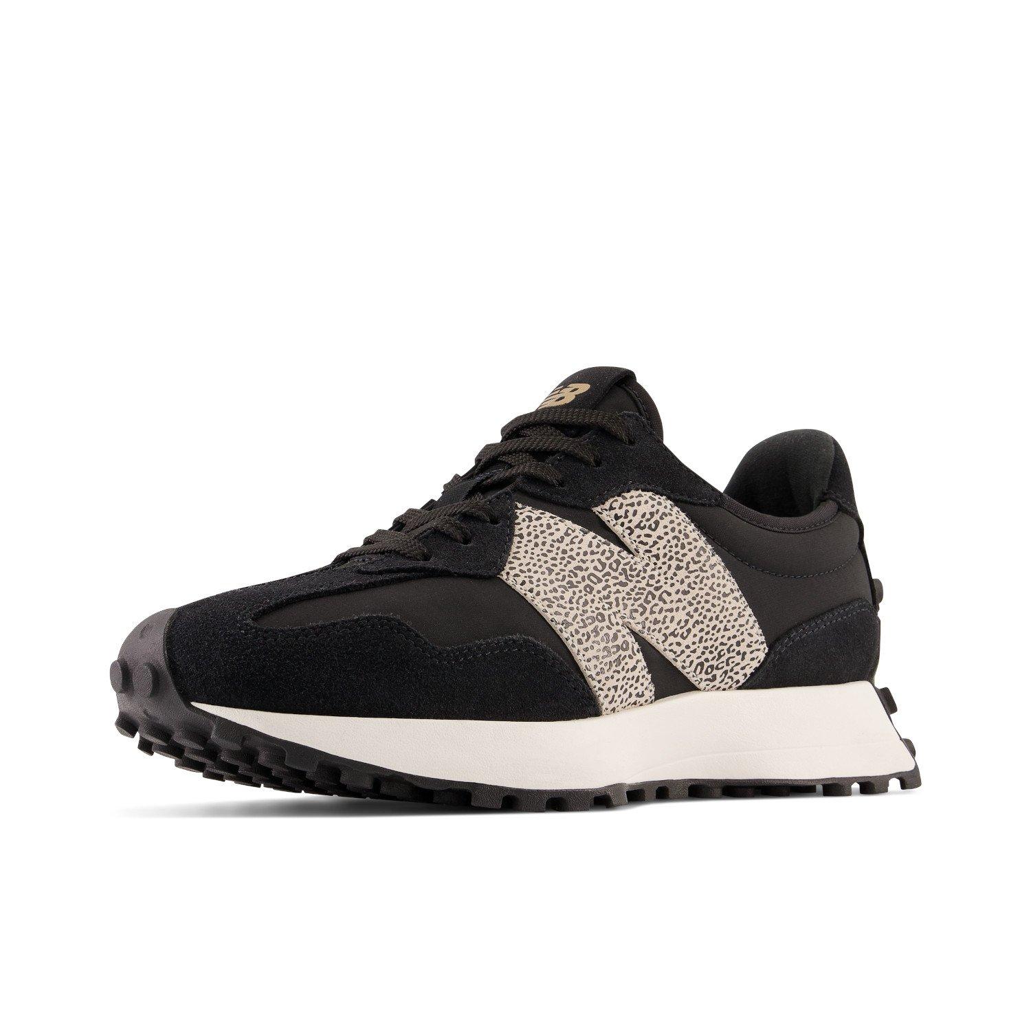 New Balance NB 327 Womens Black Leopard