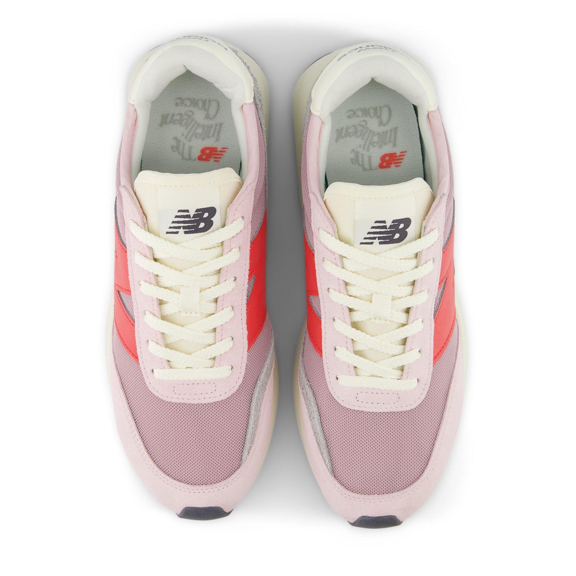New Balance NB 370 Womens Wht/Gry/Pink