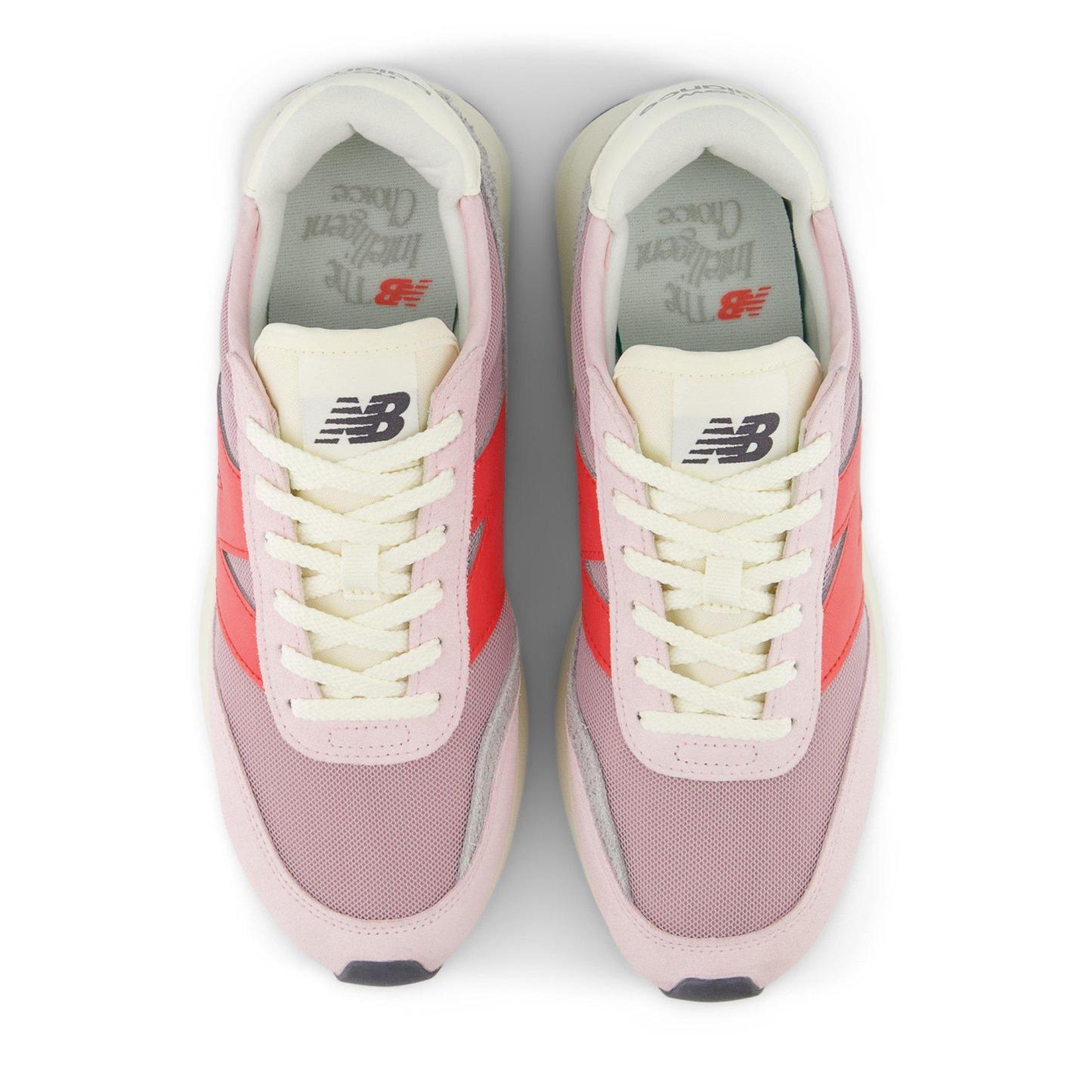 New Balance NB 370 Womens Wht/Gry/Pink