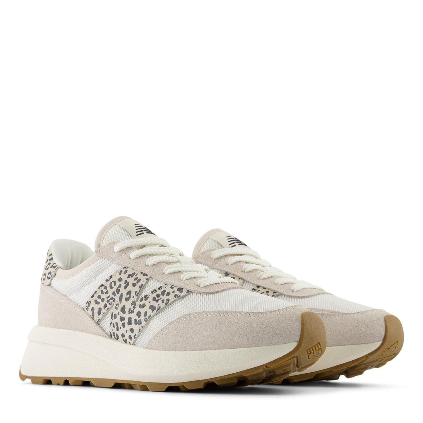 New Balance NB 370 Womens White/Leopard