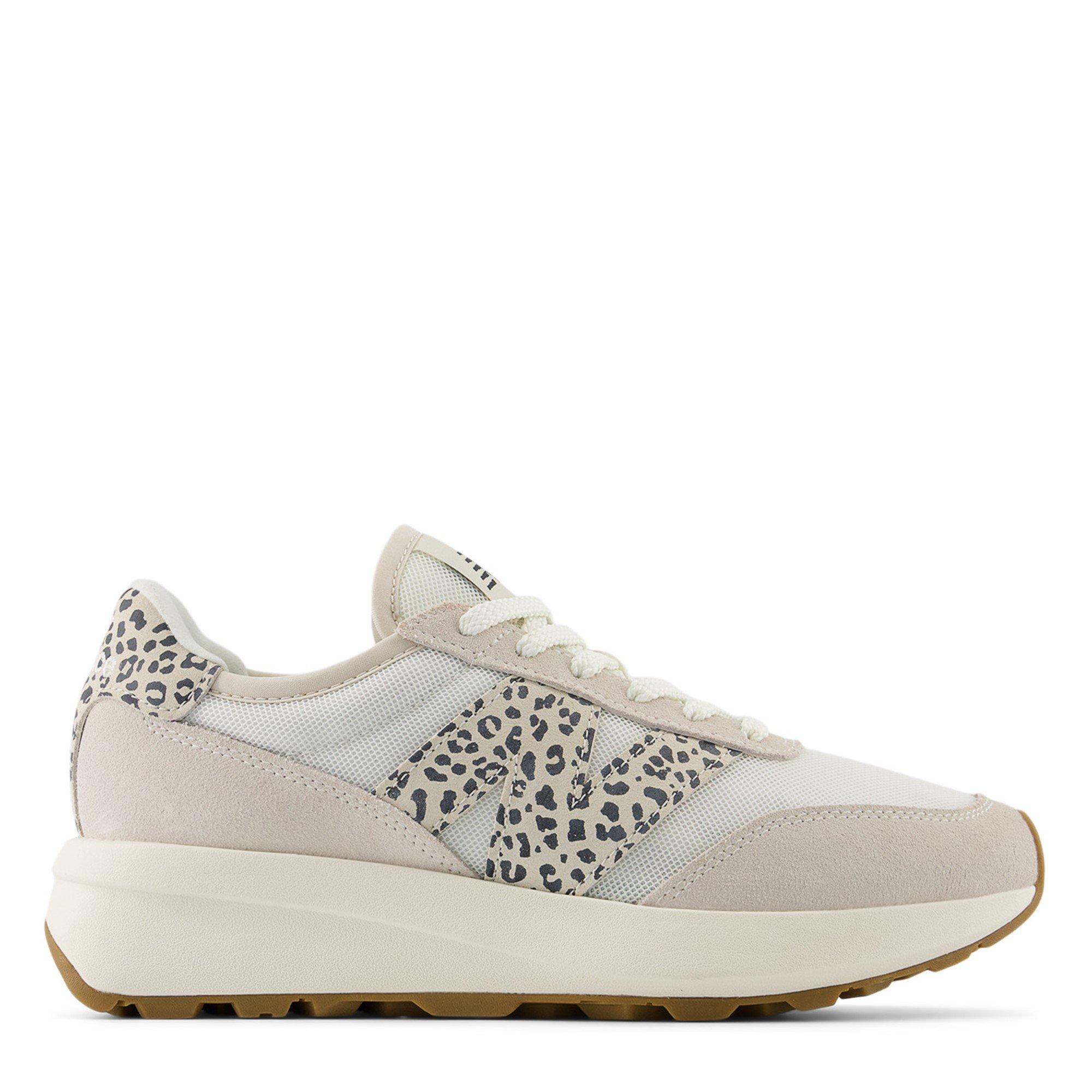 New Balance NB 370 Womens White/Leopard