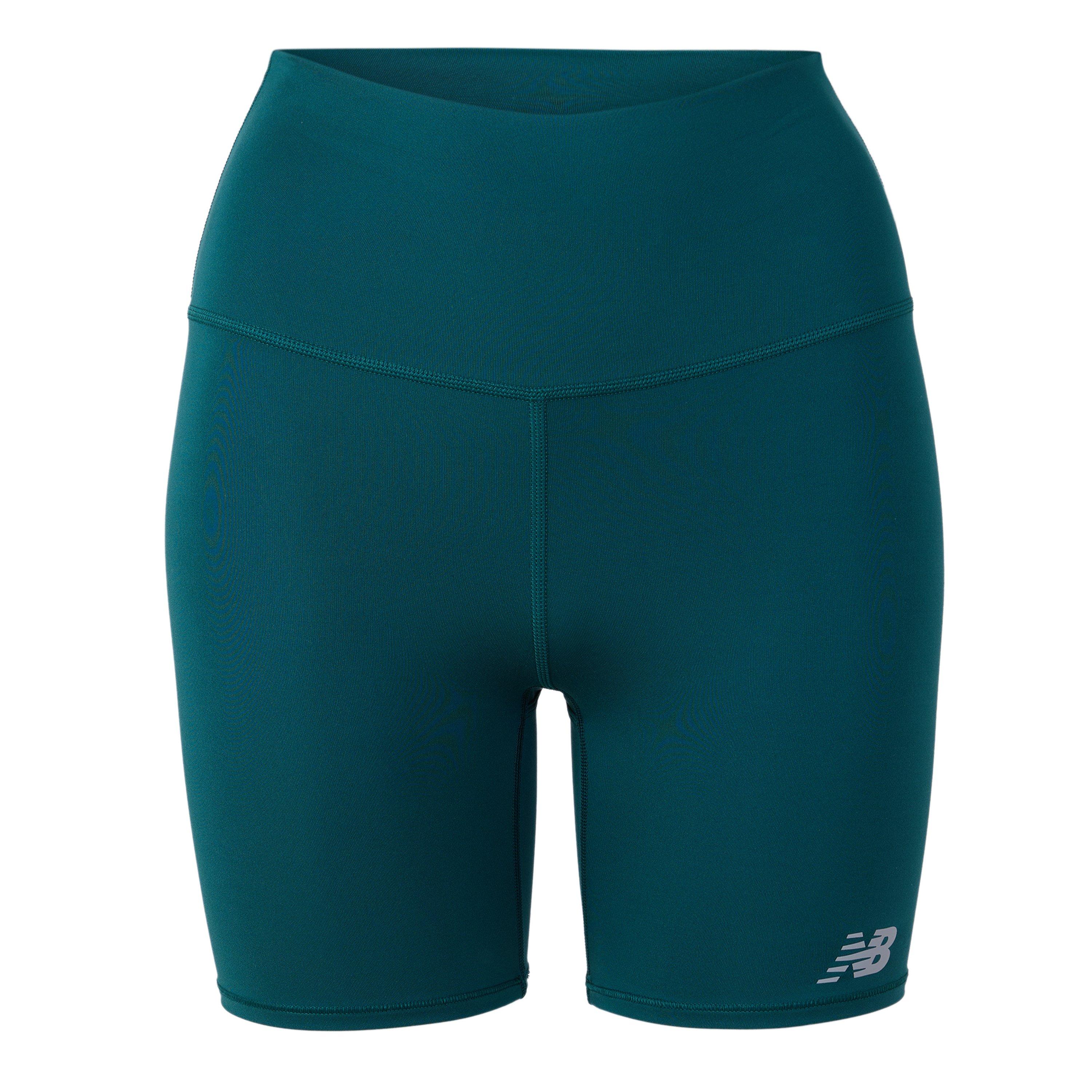 New Balance Women's Performance Gym Shorts Medusa Green
