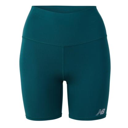 New Balance Women's Performance Gym Shorts Medusa Green