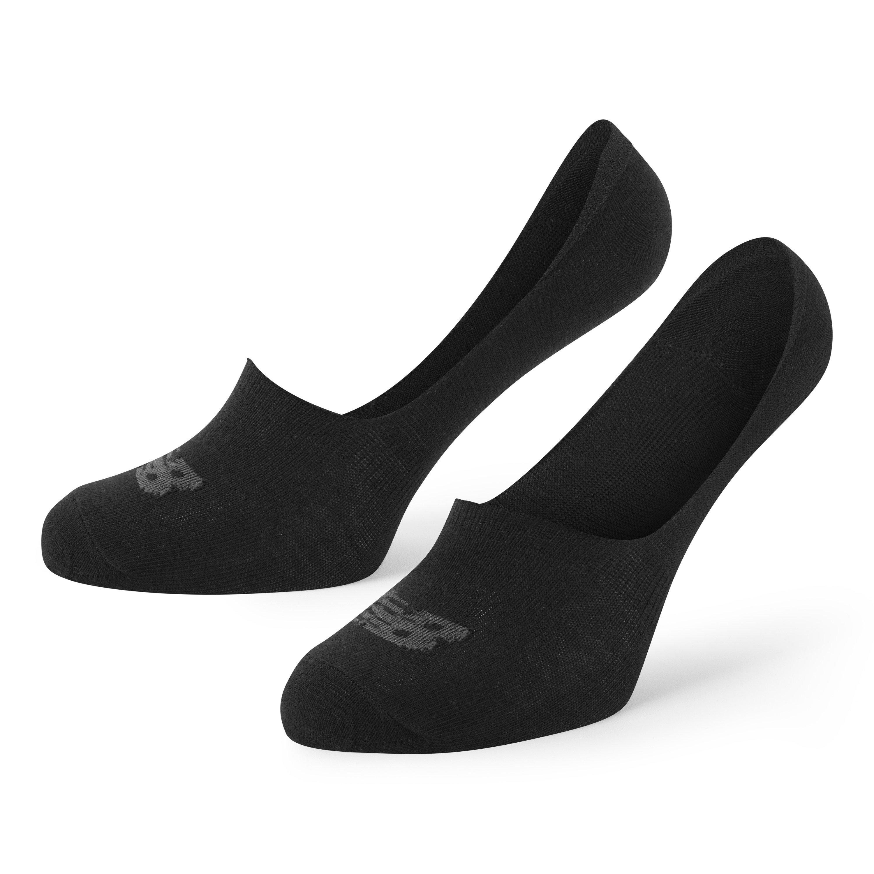 New Balance Adults No Show Trainers Socks Black