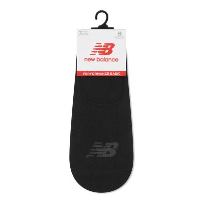 New Balance Adults No Show Trainers Socks Black