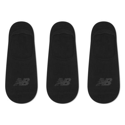 New Balance Adults No Show Trainers Socks Black