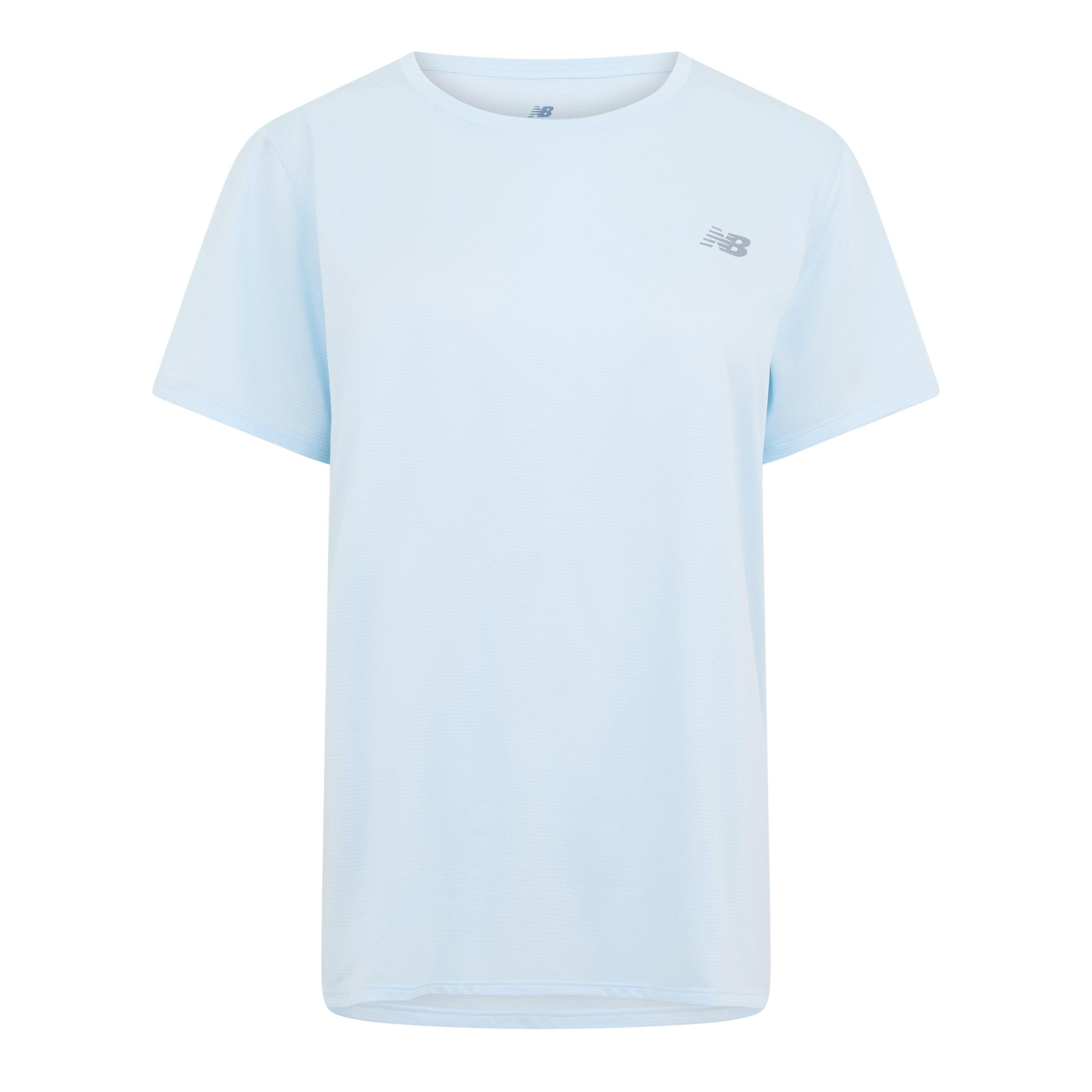 New Balance Women's Short-Sleeve Performance Running Top Frosted Glass