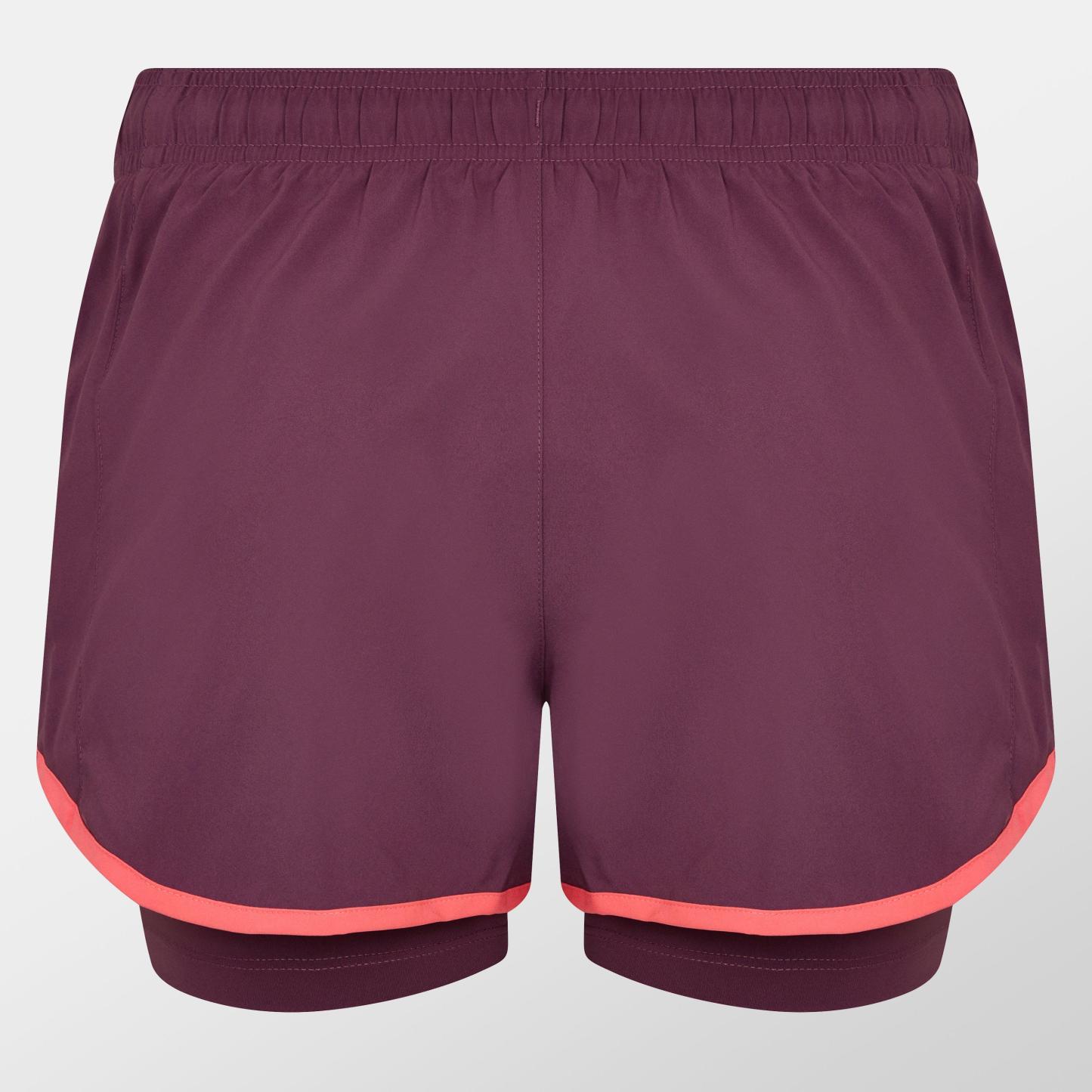 New Balance Women's Performance Running Shorts Mauve/Coral