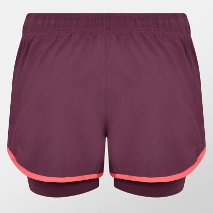 New Balance Women's Performance Running Shorts Mauve/Coral