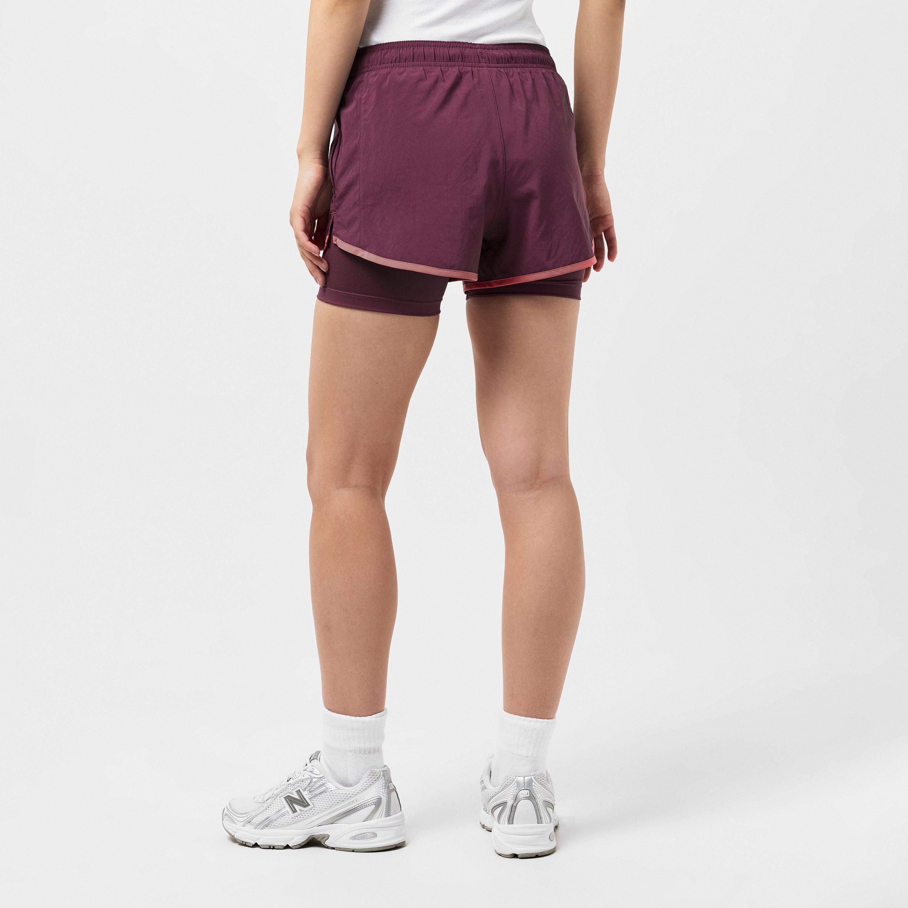 New Balance Women's Performance Running Shorts Mauve/Coral