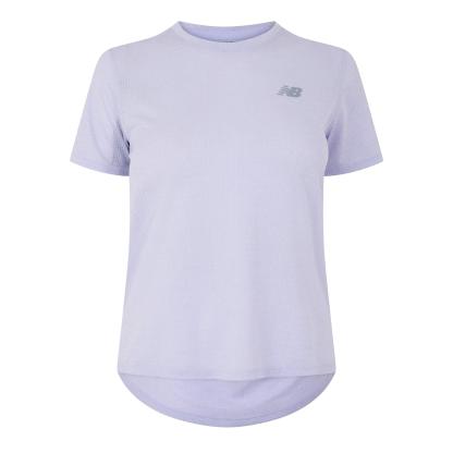 New Balance Women's Short-Sleeve Running T-Shirt Smoked Violet