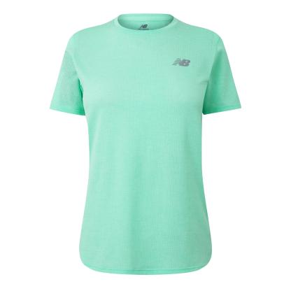 New Balance Women's Short-Sleeve Running T-Shirt Bright Mint