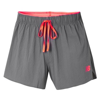 New Balance Men's Performance Running Shorts Grey/Red