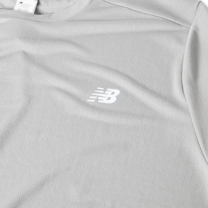 New Balance NB Running T-Shirt Mens Grey
