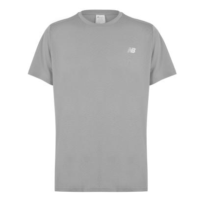 New Balance NB Running T-Shirt Mens Grey