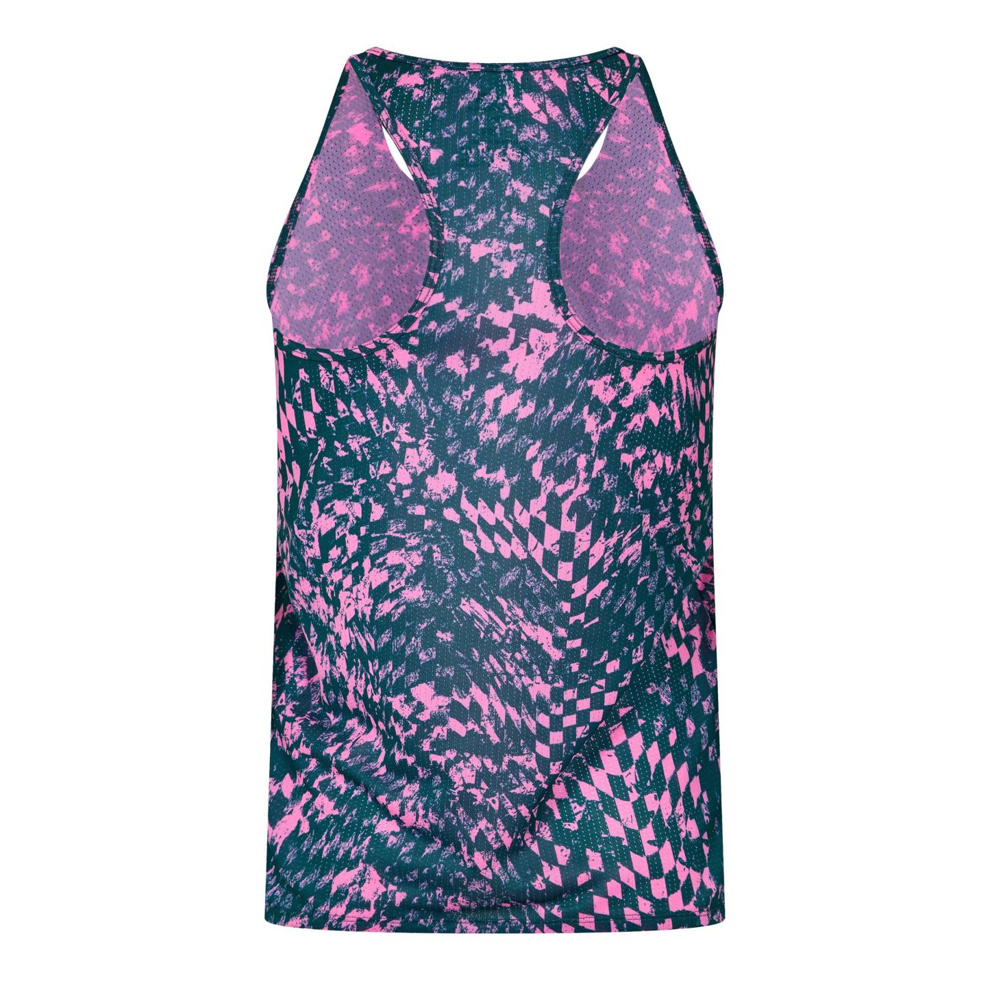 New Balance Hooded Borough Baffle Quilted Jacket Running Vest Womens Pink Heat