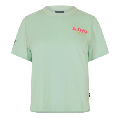 New Balance Women's Short Sleeve Performance Running Top Cosmic Jade