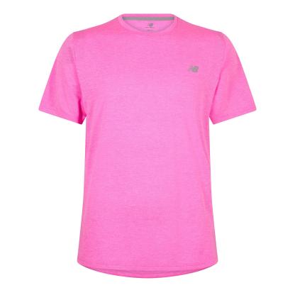 New Balance NB RC Essentials Running T-Shirt Mens Pink