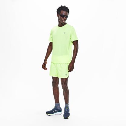 New Balance NB RC Essentials Running T-Shirt Mens Green