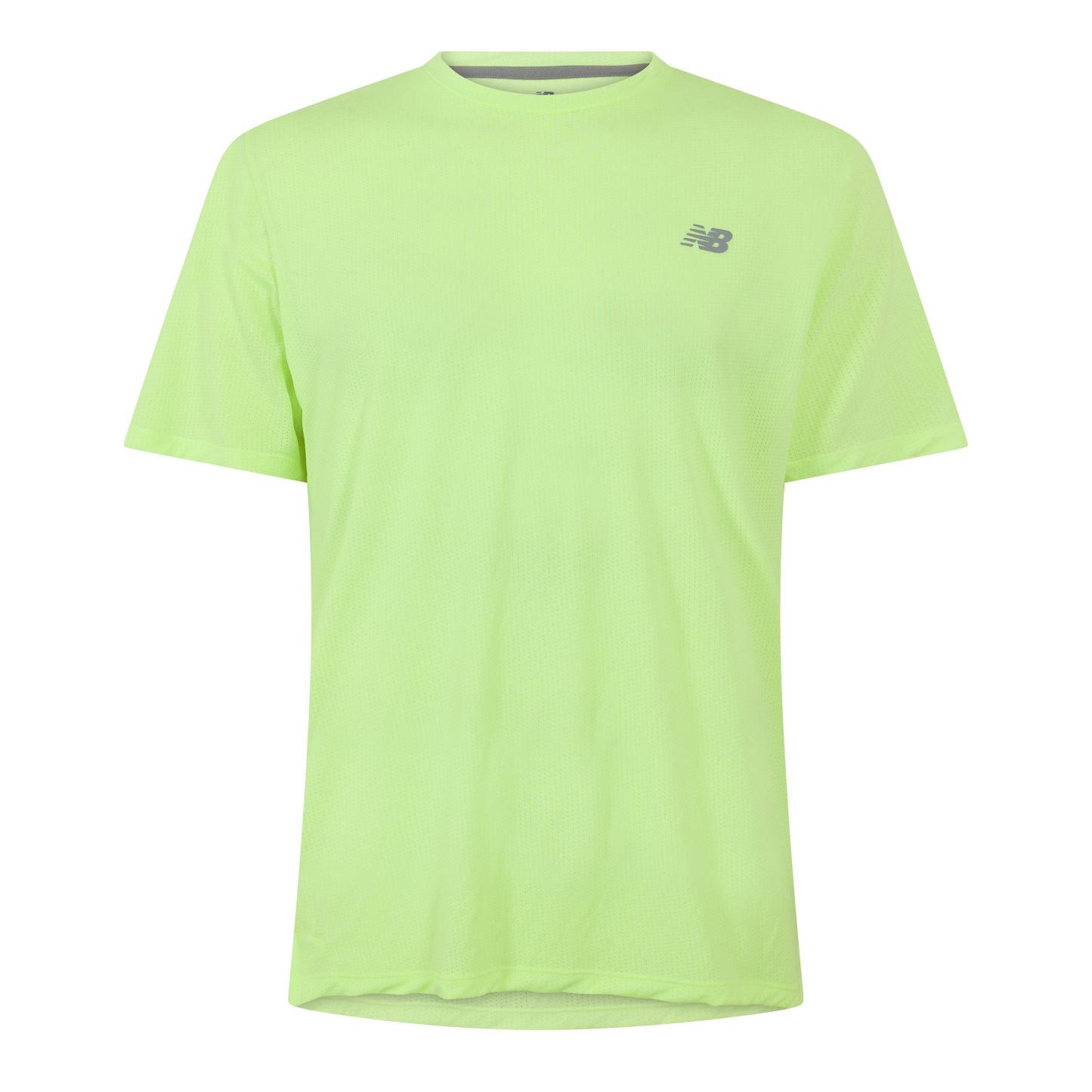 New Balance NB RC Essentials Running T-Shirt Mens Green