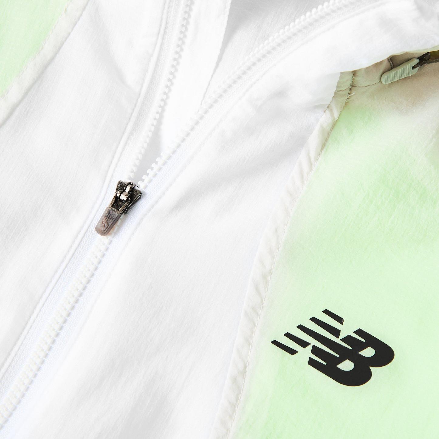 New Balance NB RC Athletics Jacket White/Grey/Grn