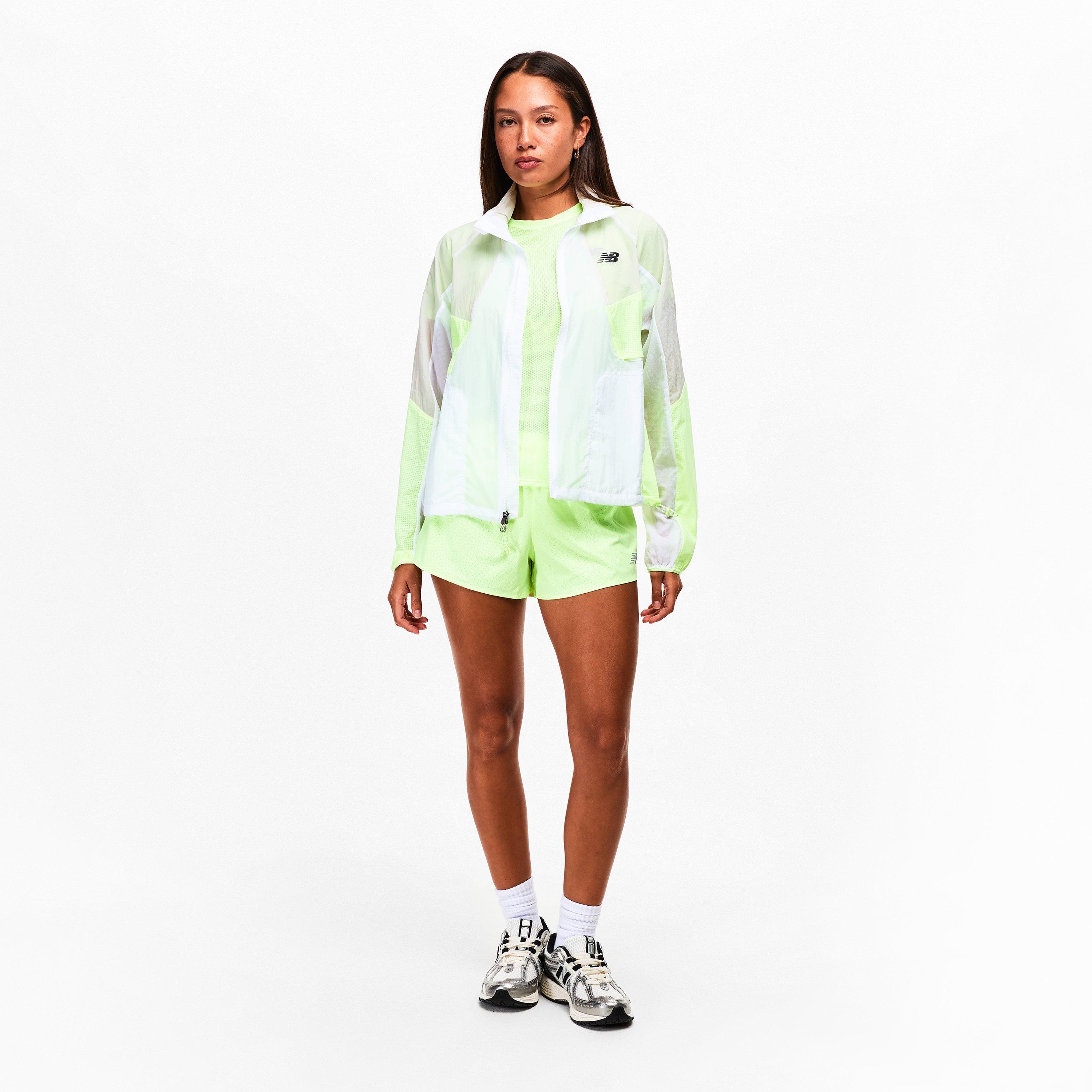 New Balance NB RC Athletics Jacket White/Grey/Grn