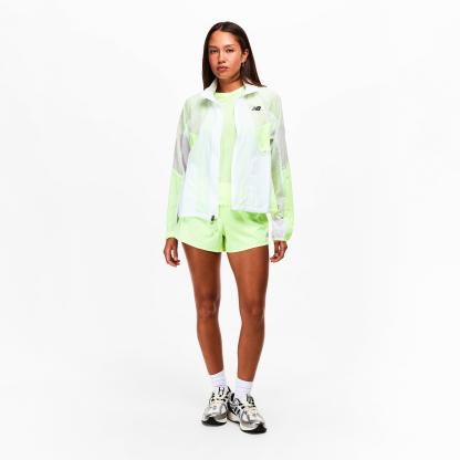 New Balance NB RC Athletics Jacket White/Grey/Grn