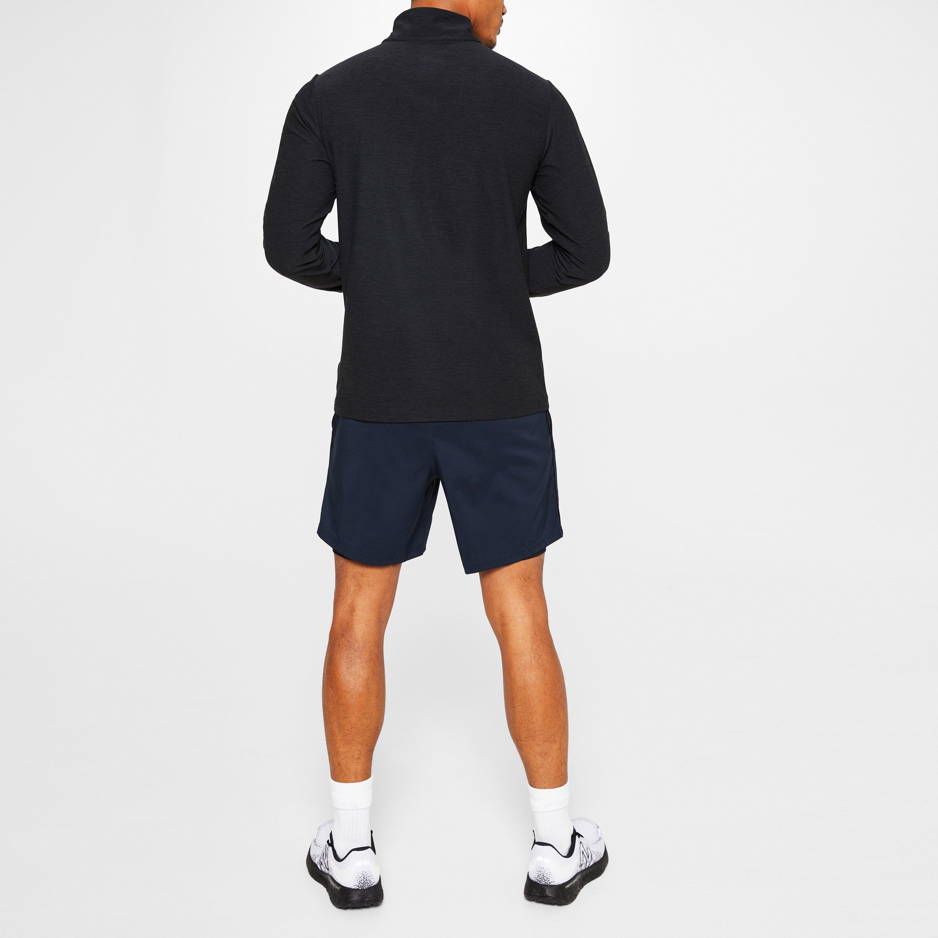 New Balance 1/4 Zip Running Top Mens Black
