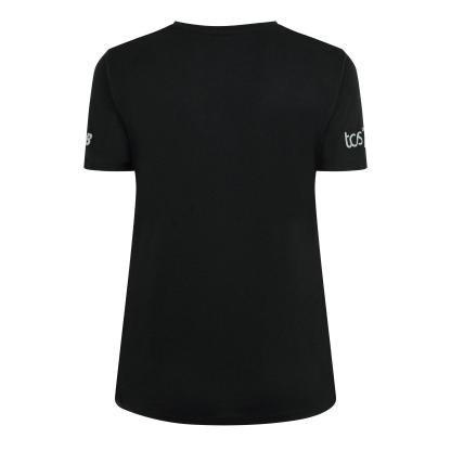 New Balance Women's NB Finisher London Edition Short-Sleeve Performance Running Top Black/Green