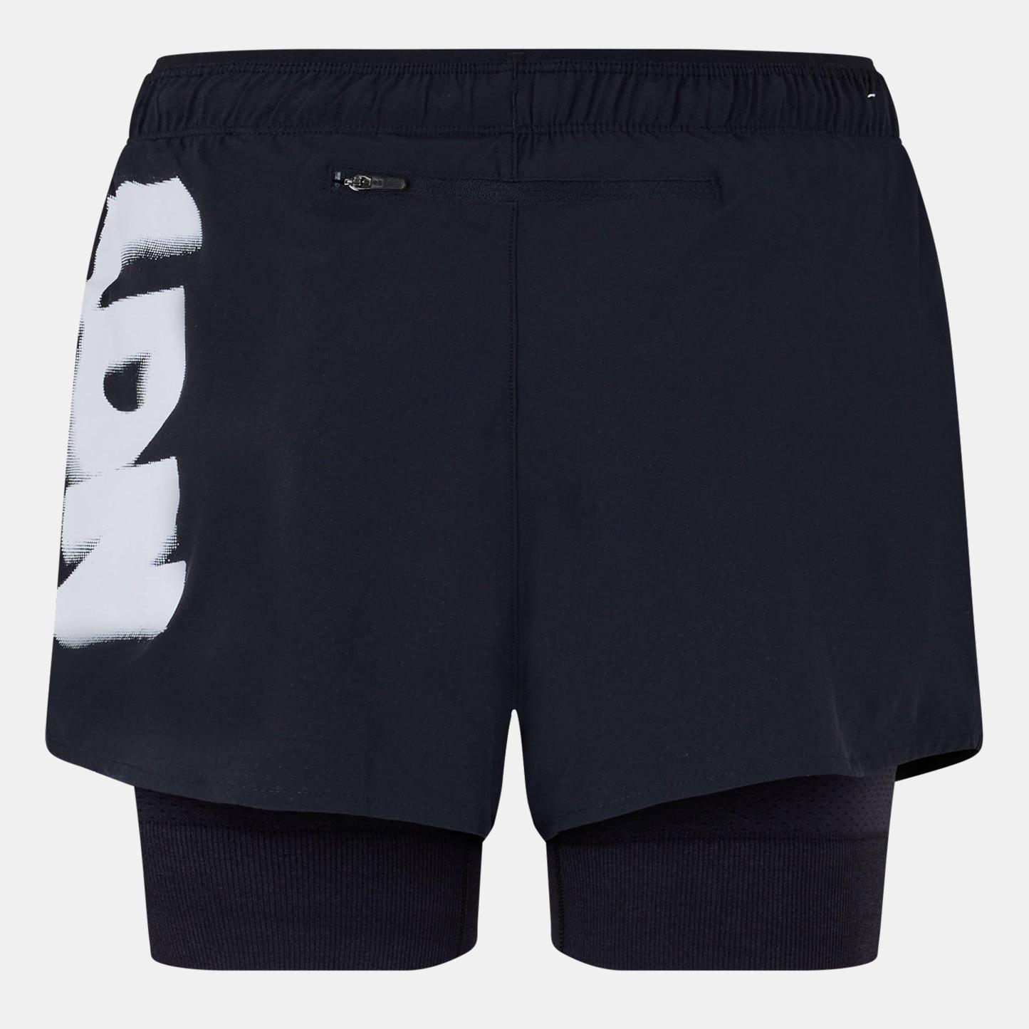 New Balance RC 3 Inch Running Short Womens Black Graphic