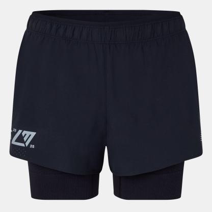 New Balance RC 3 Inch Running Short Womens Black Graphic