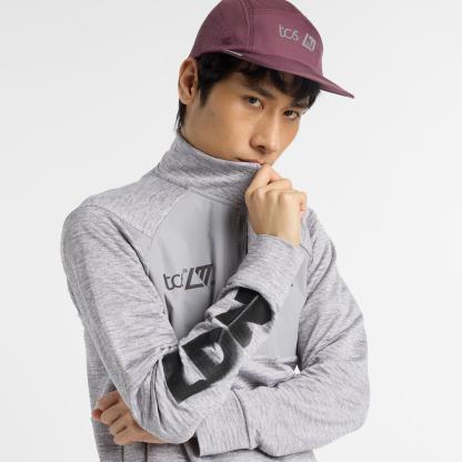 New Balance Men's Heat Grid Long-Sleeve Performance Running Top Grey/Black