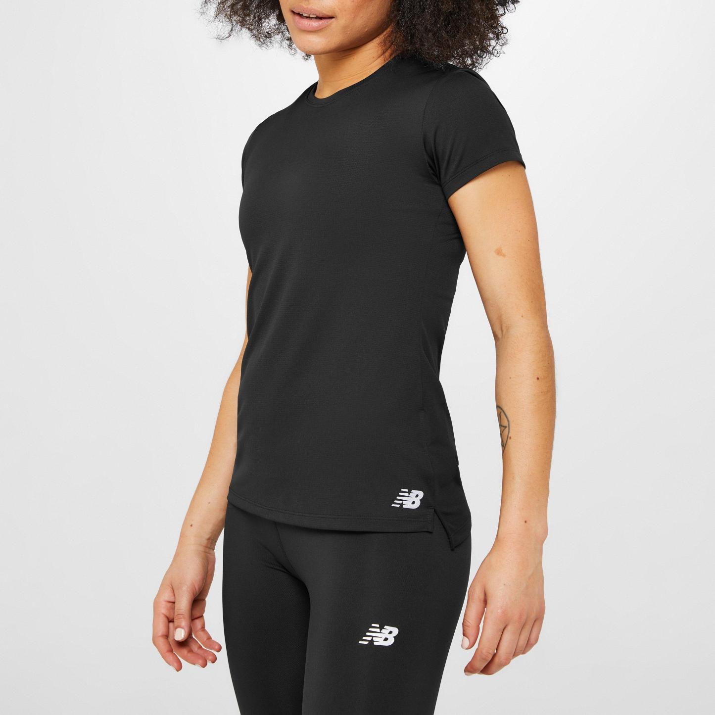 New Balance New Running T Shirt Ladies Black