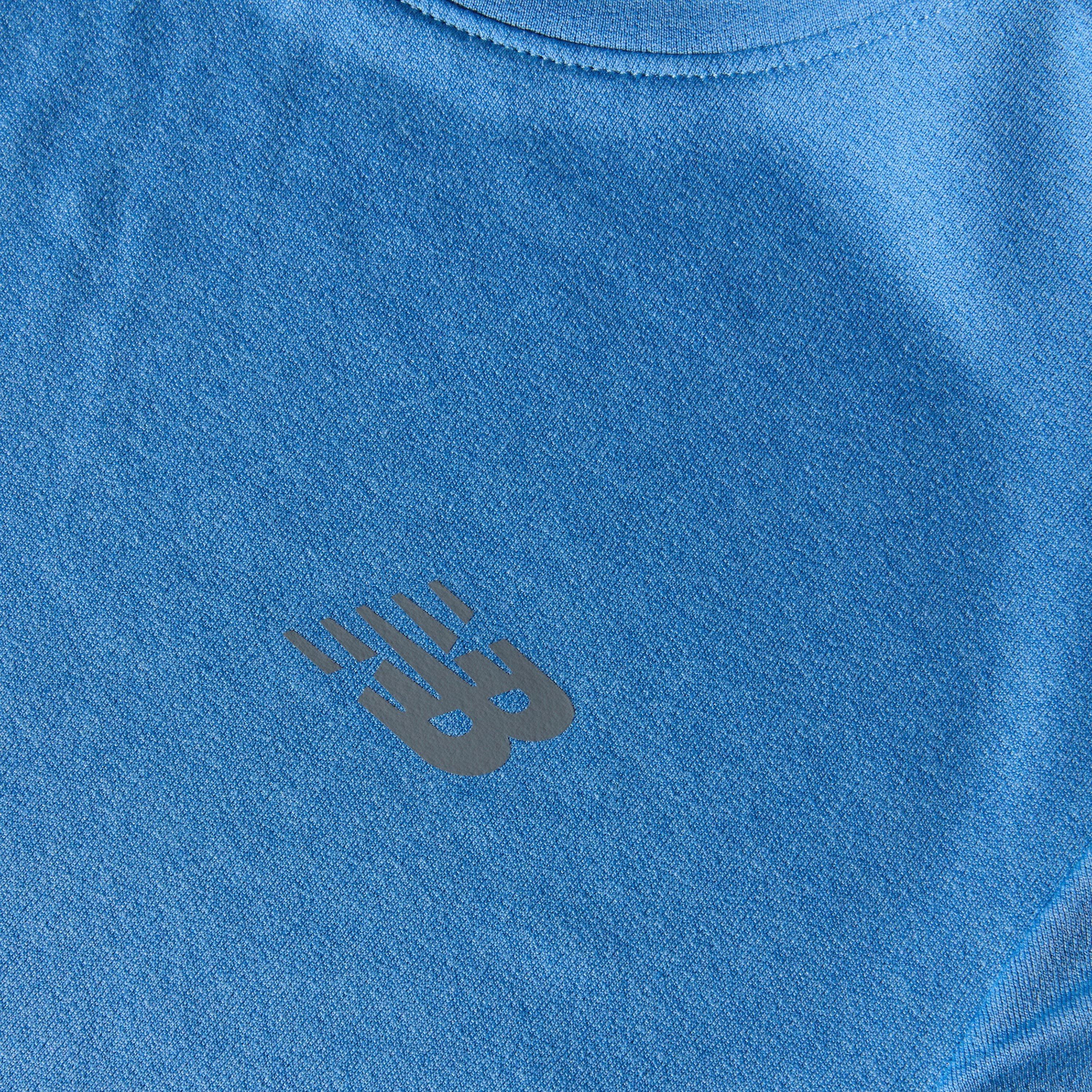 New Balance New Running T Shirt Ladies Analog Blue