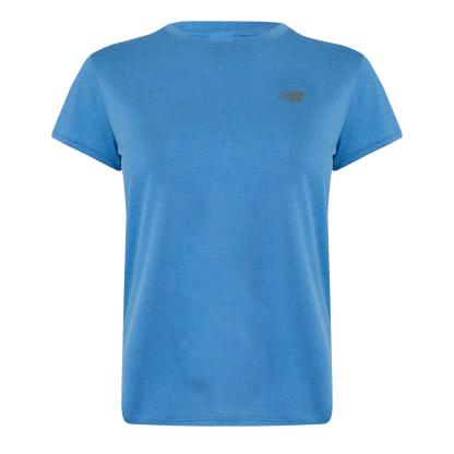 New Balance New Running T Shirt Ladies Analog Blue