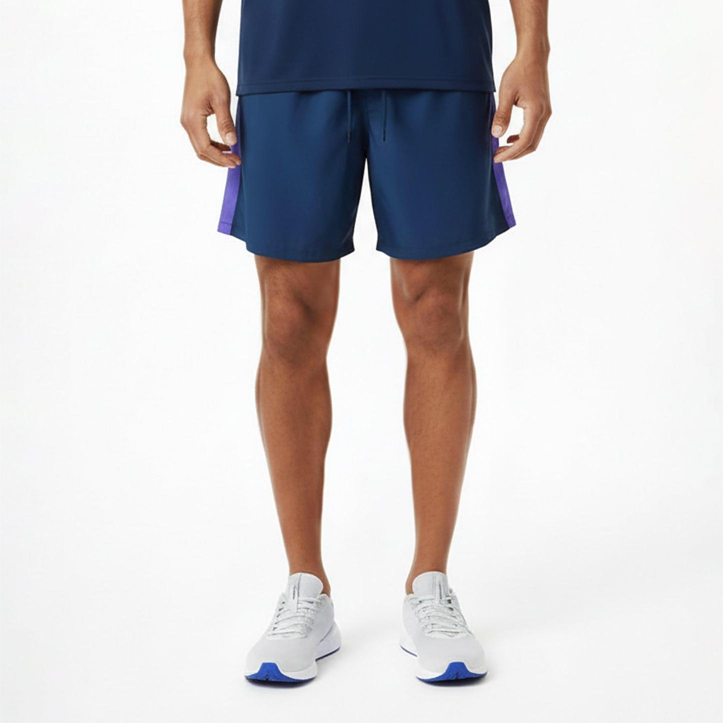 New Balance Men's Performance Gym Shorts Navy/Purple