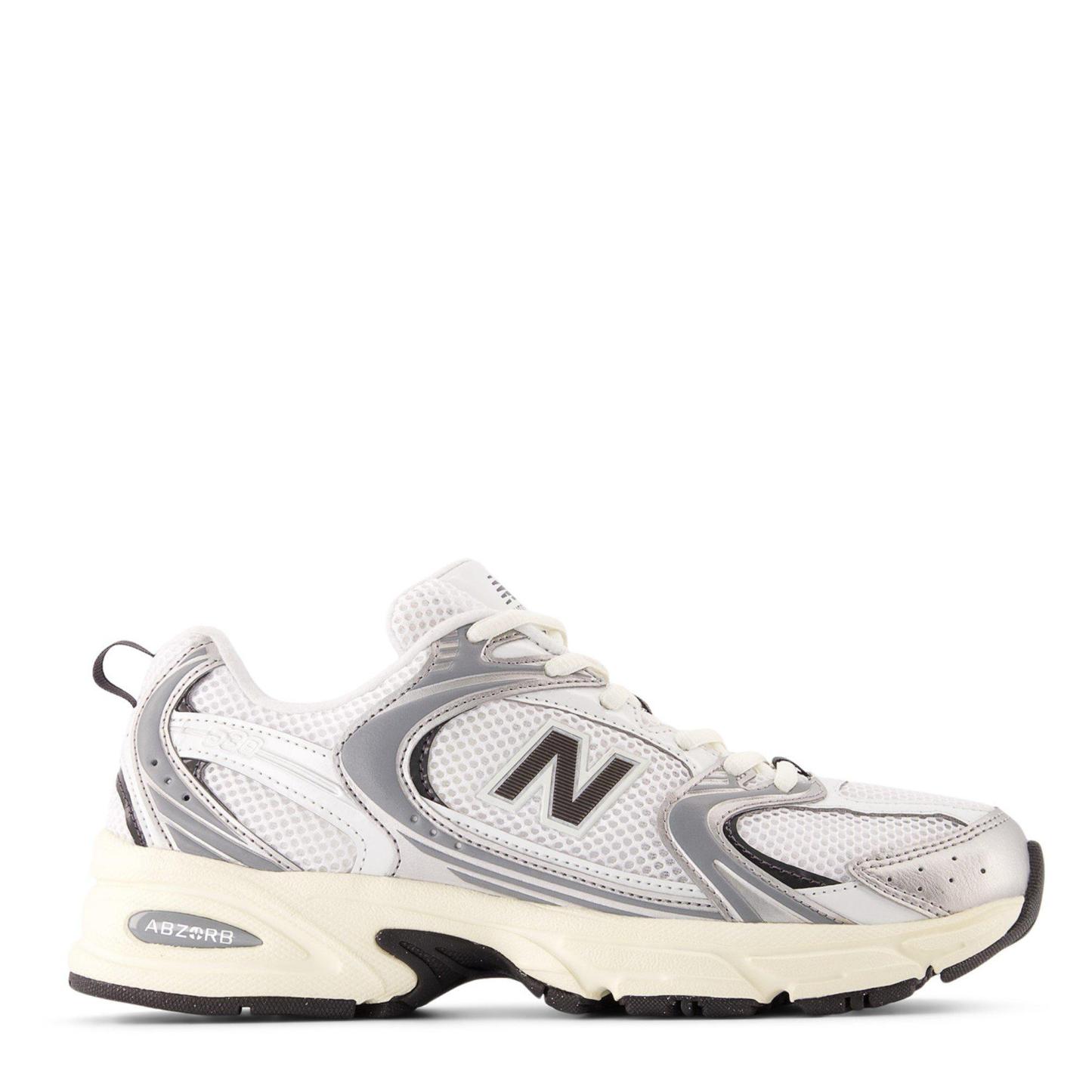 New Balance NB 530 Womens Wht/Blk/Silv