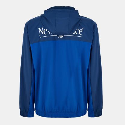 New Balance Men's Re-Imagined Woven Tracksuit Top Galaxy Blue