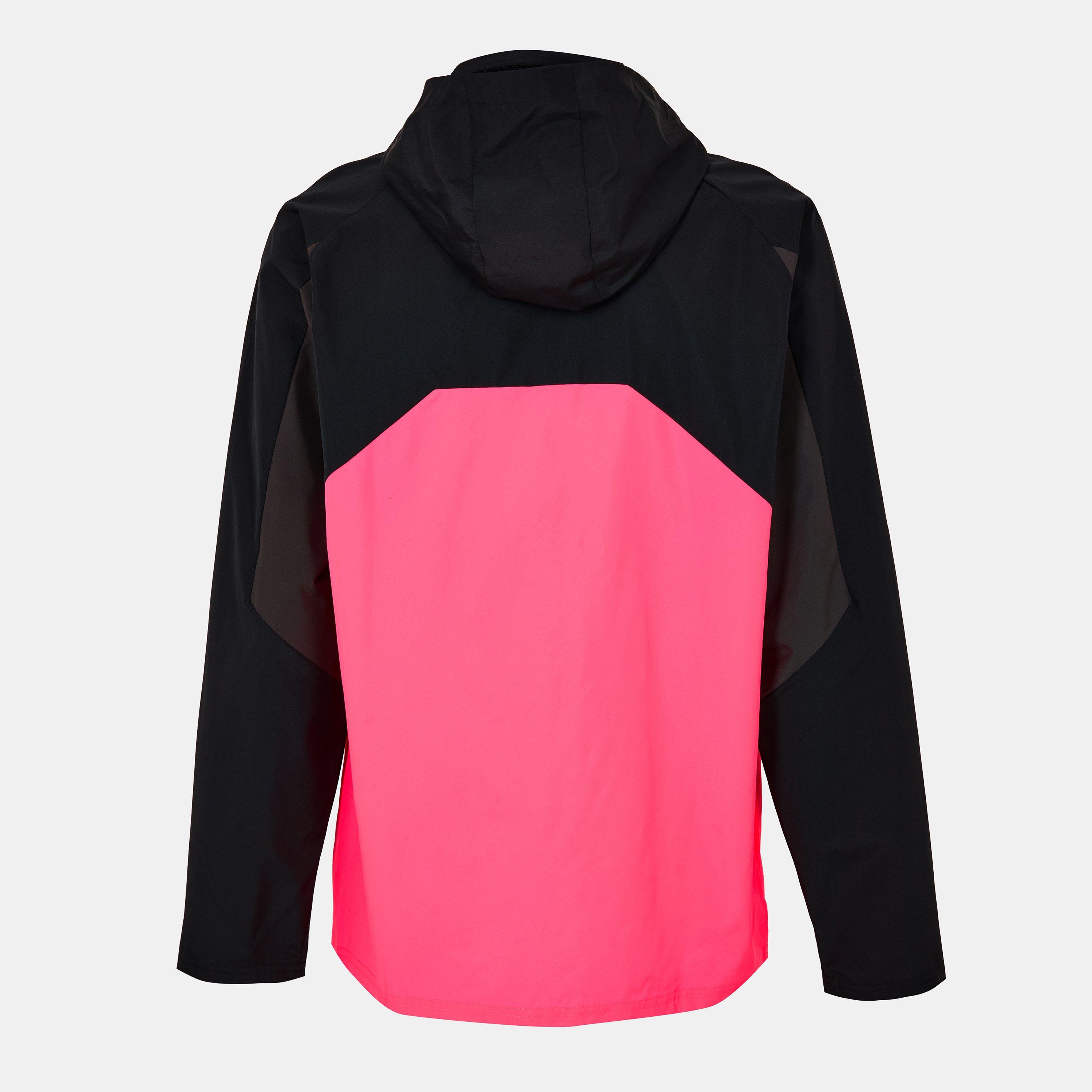 New Balance Men's Active Utility Woven Lightweight Performance Training Jacket Black/Pink