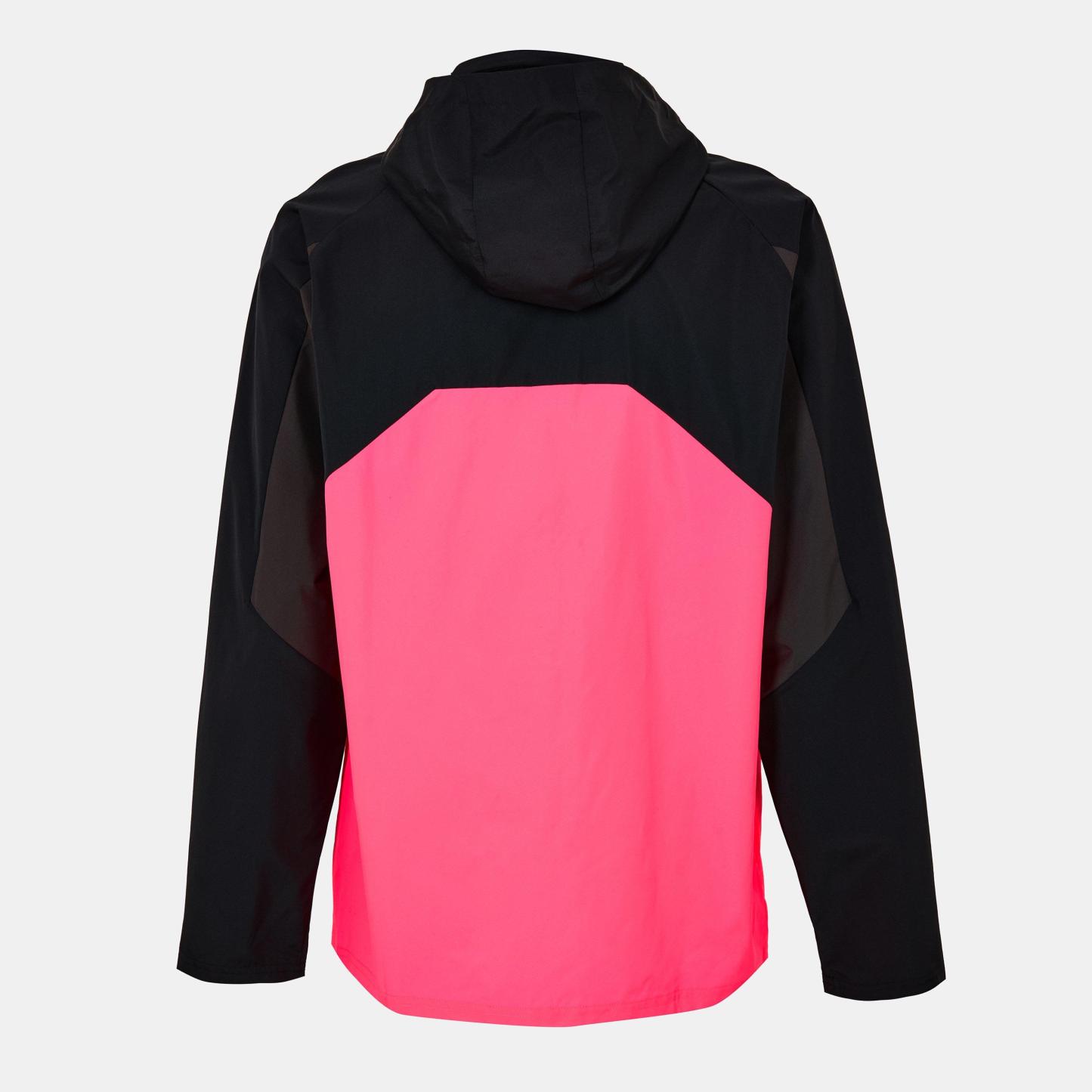 New Balance Men's Active Utility Woven Lightweight Performance Training Jacket Black/Pink