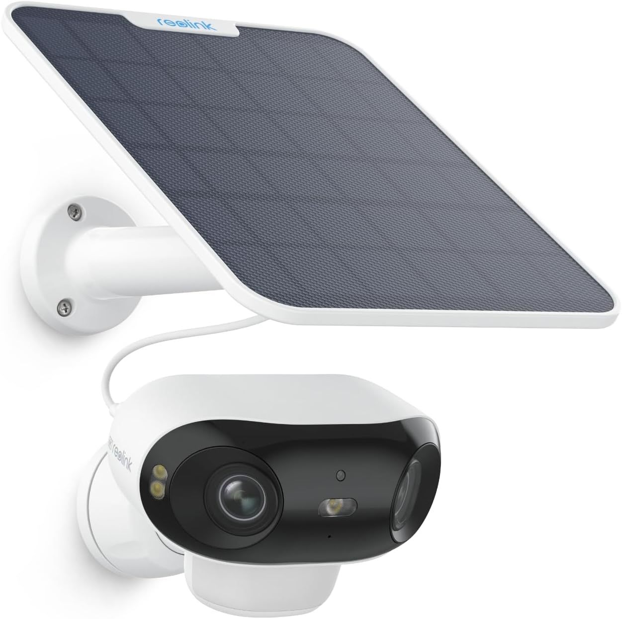 REOLINK Argus 4 Pro - 4K Solar Security Camera, ColorX Night Vision, 180° Blindspot-free View, Wireless Outdoor Camera with Dual-band Wi-Fi 6, Smart AI Detection, No Monthly Fee, with 6W Solar Panel