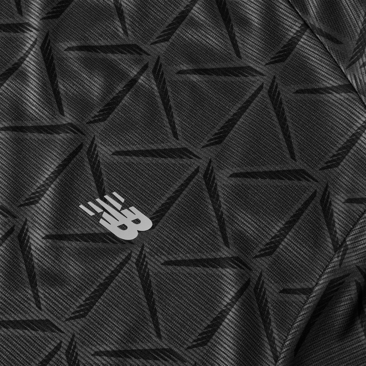 New Balance Men's Short Sleeve Performance Gym Top Black