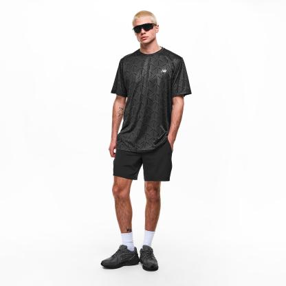 New Balance Men's Short Sleeve Performance Gym Top Black